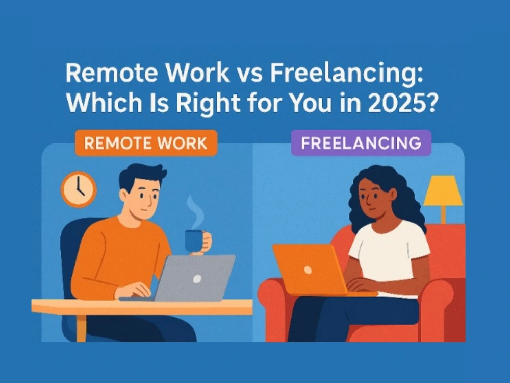 Remote Work vs Freelancing: Key Differences in 2025